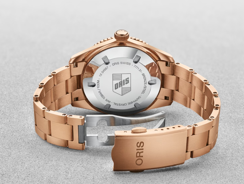 Oris Divers Sixty‑Five 'Cotton Candy' Edelstahlarmband (bronze)