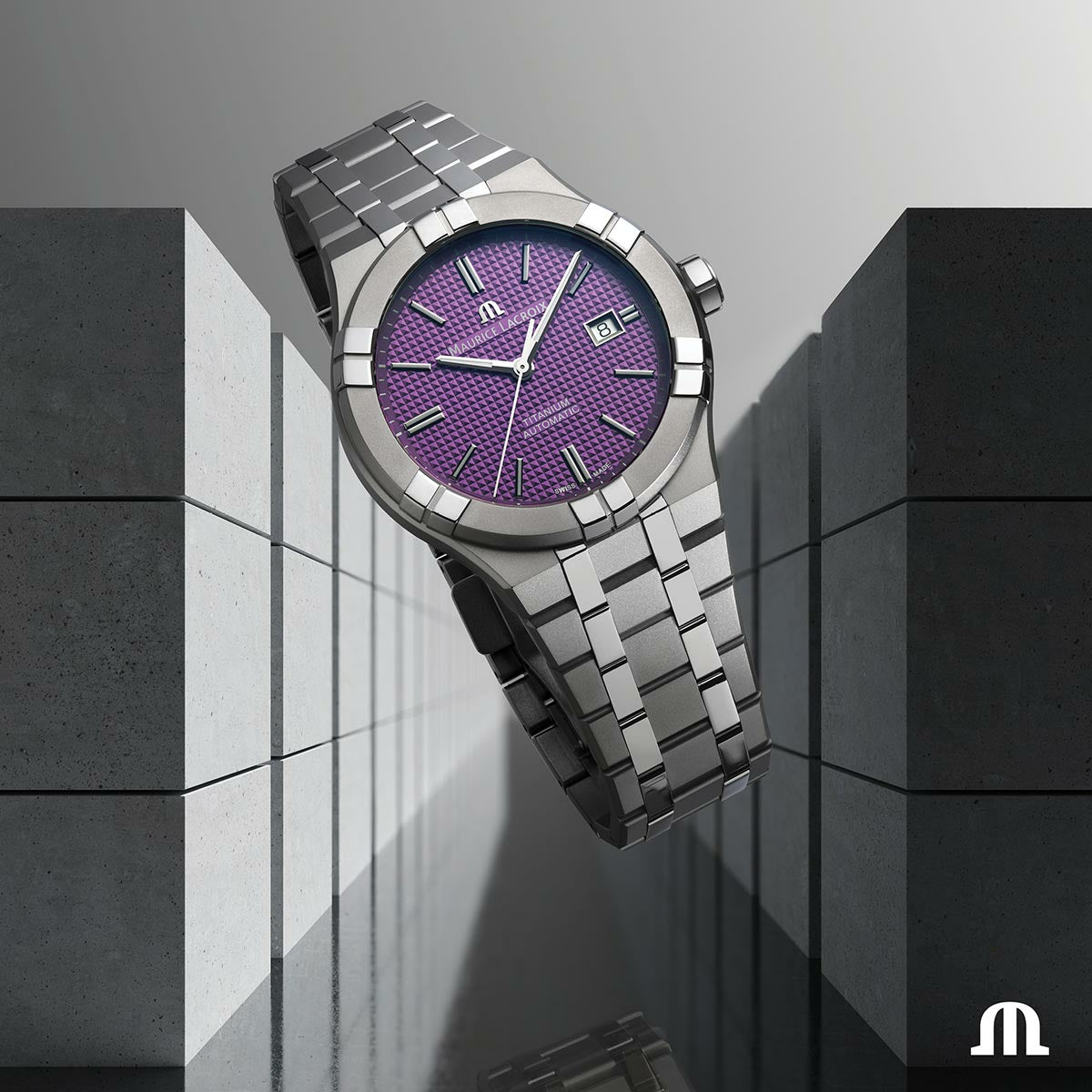 Maurice Lacroix AIKON AUTOMATIC TITANIUM (violette)