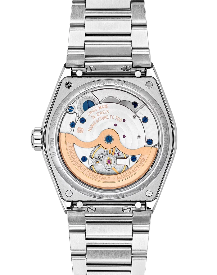 Frederique Constant Highlife Worldtimer Manufacture (blau)