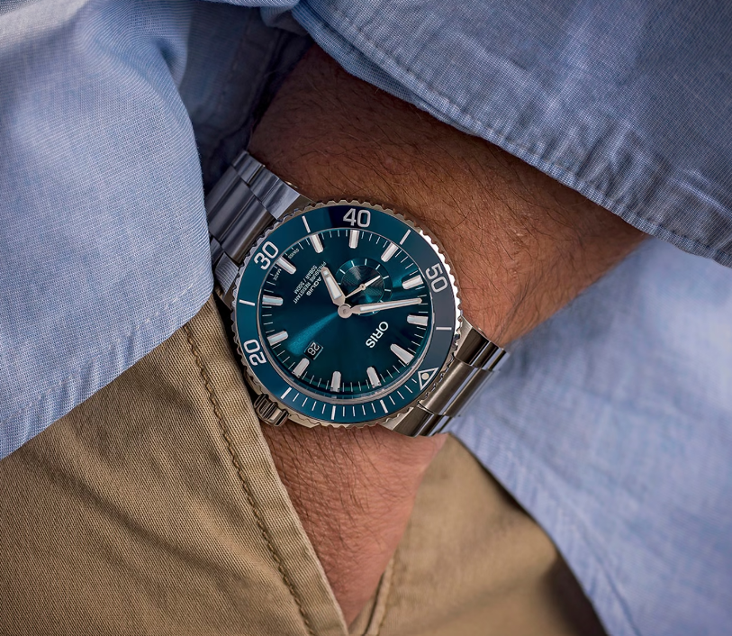 ORIS Aquis Small Second, Date