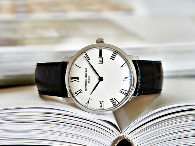 Frederique Constant Slimline Automatik Silber