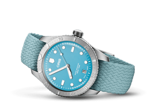 Oris Divers Sixty‑Five 'Cotton Candy'