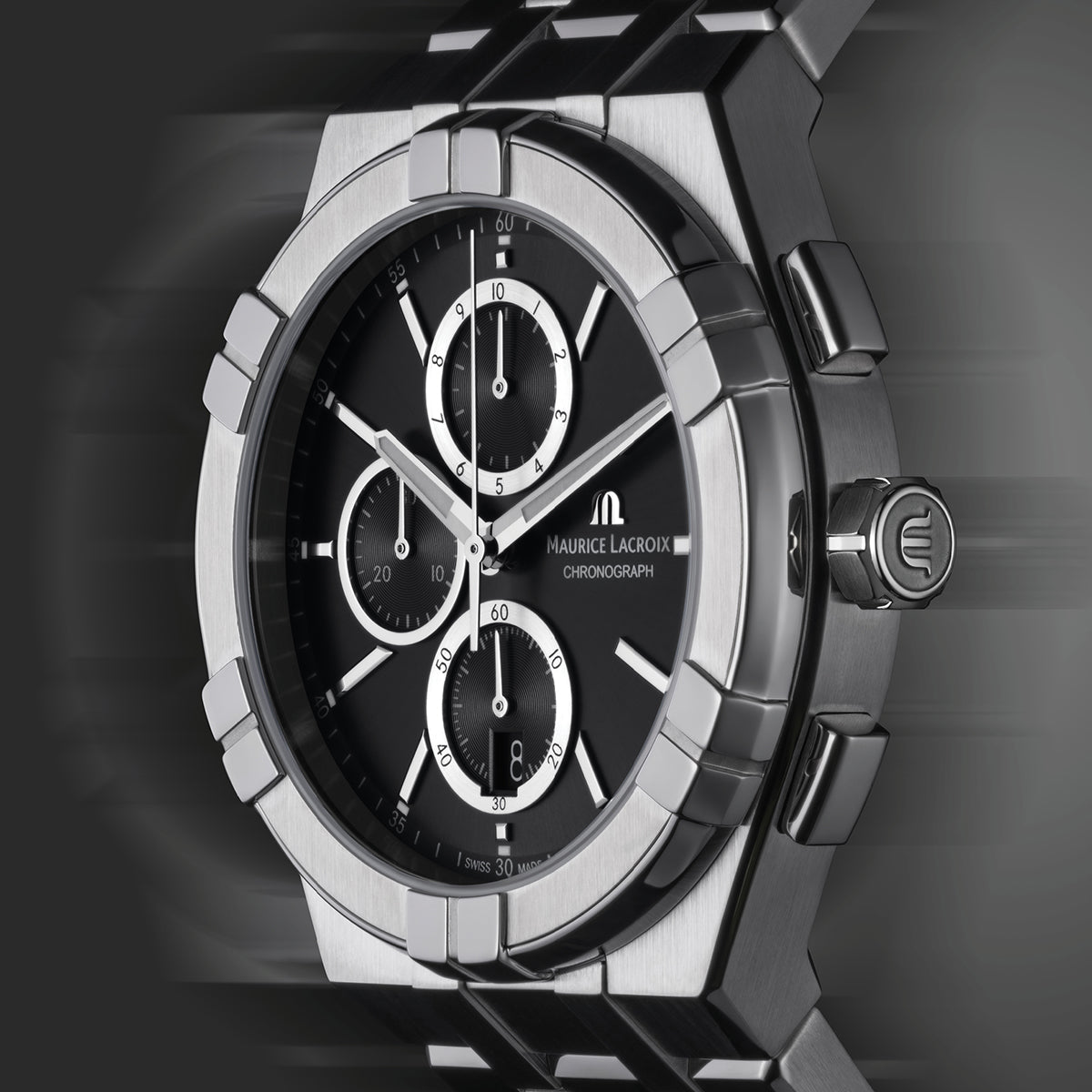 MAURICE LACROIX MOD. AIKON Quartz Chronograph