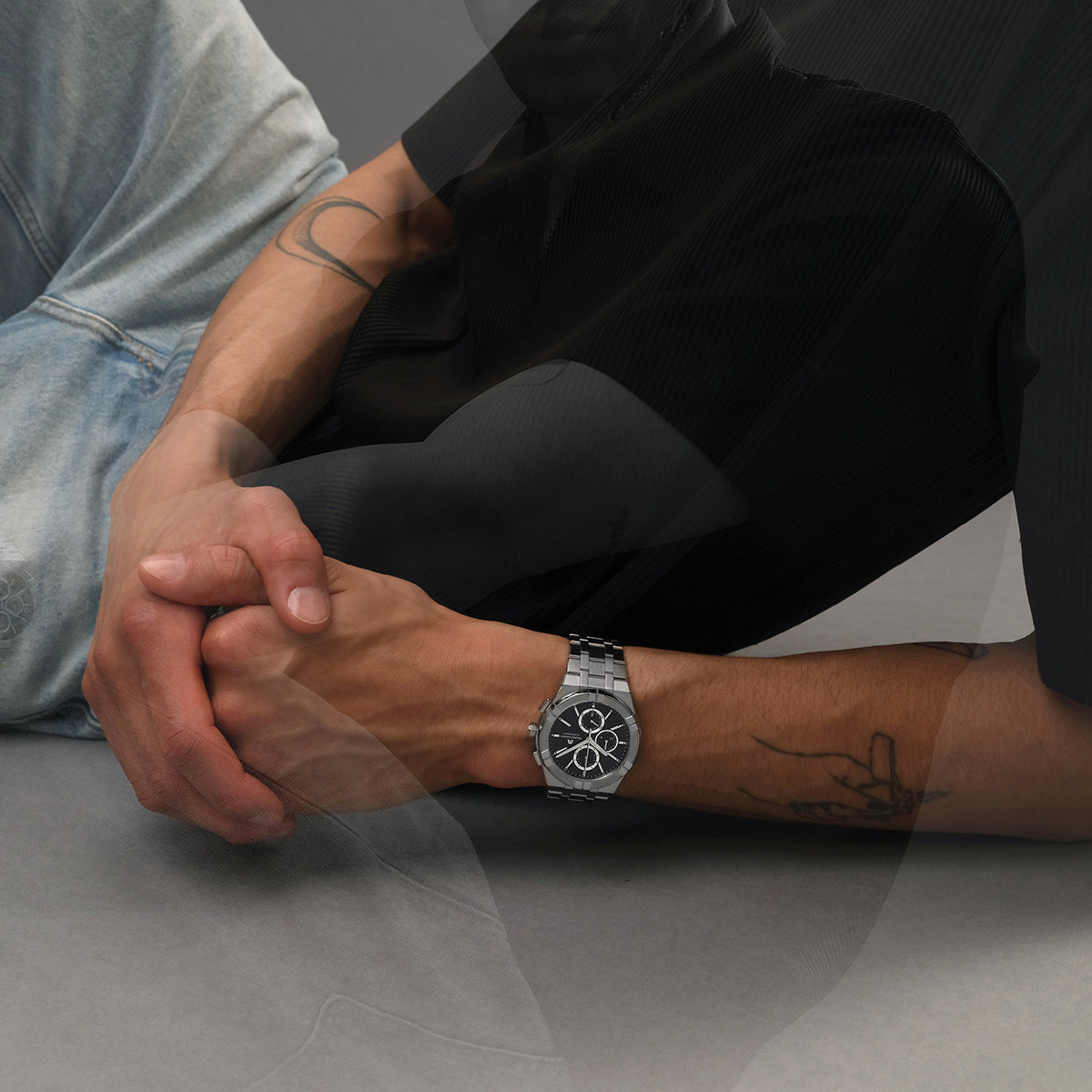 MAURICE LACROIX MOD. AIKON Quartz Chronograph