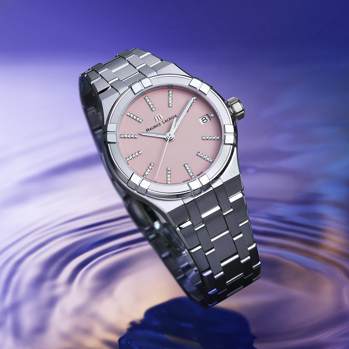Maurice Lacroix AIKON QUARTZ COLOURS EDITION (rosa)