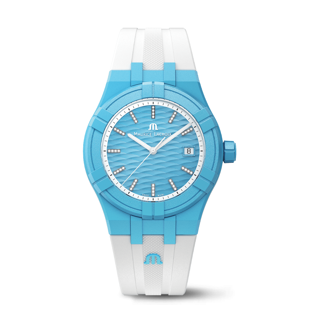 Maurice Lacroix AIKON #TIDE 40MM (hellblau, weiß)