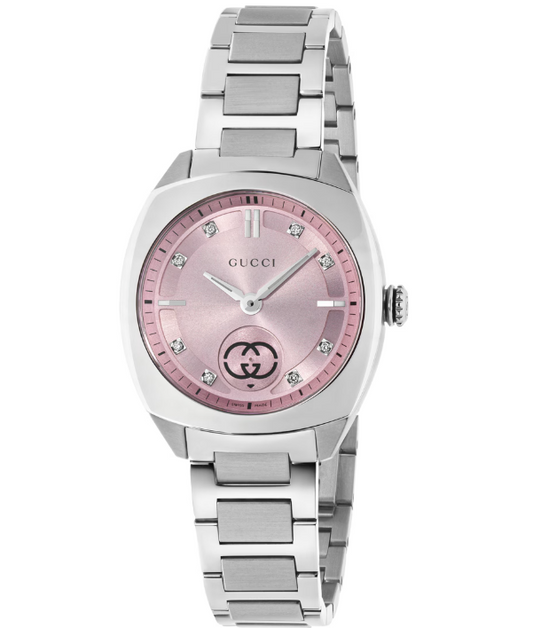 Gucci Interlocking Rosa 29mm Damenuhr
