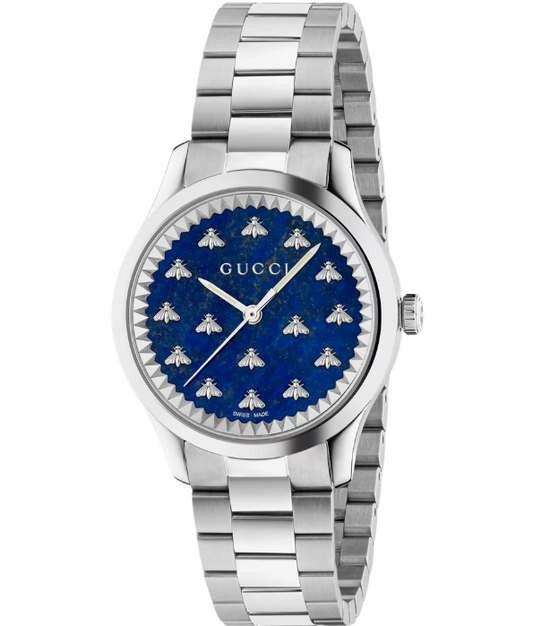 Gucci G-Timeless Quarz Blau 32mm