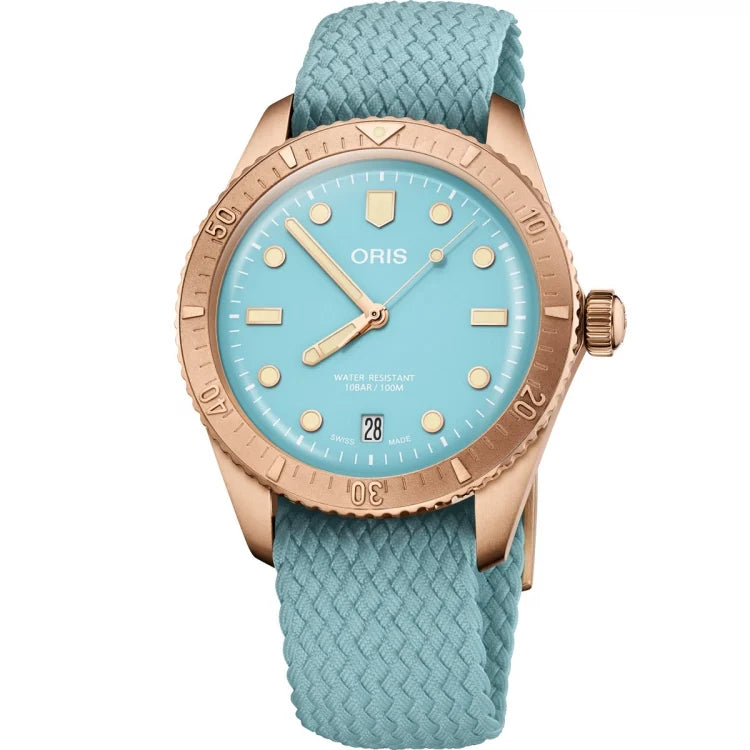 Oris Divers Sixty‑Five 'Cotton Candy'