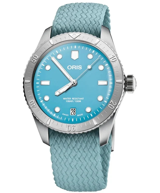 Oris Divers Sixty‑Five 'Cotton Candy'