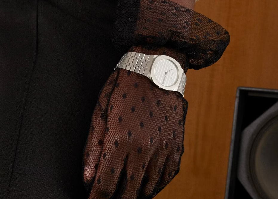 Gucci 25H Quarz Silber 30mm