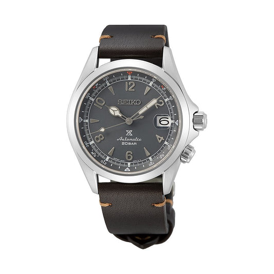 SEIKO Mod. PROSPEX ALPINIST Leder Grau