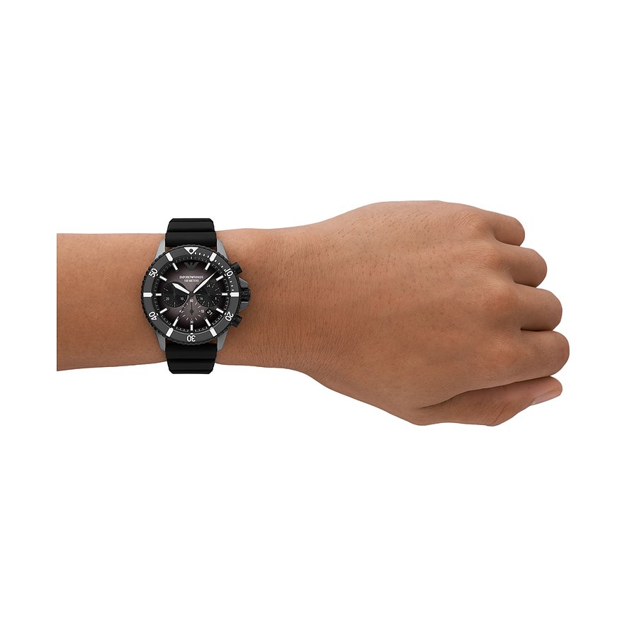 Emporio Armani Chronograph Silikonband