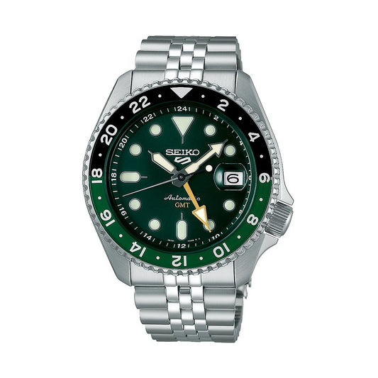 Seiko Automatik GMT Grün