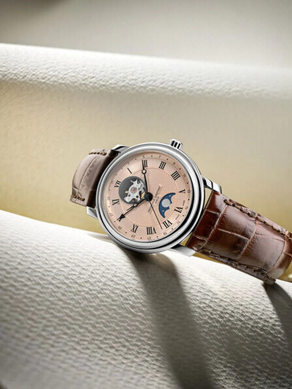 Frederique Constant Herrenuhr Herzschlag Mondphasen Datum Automatik