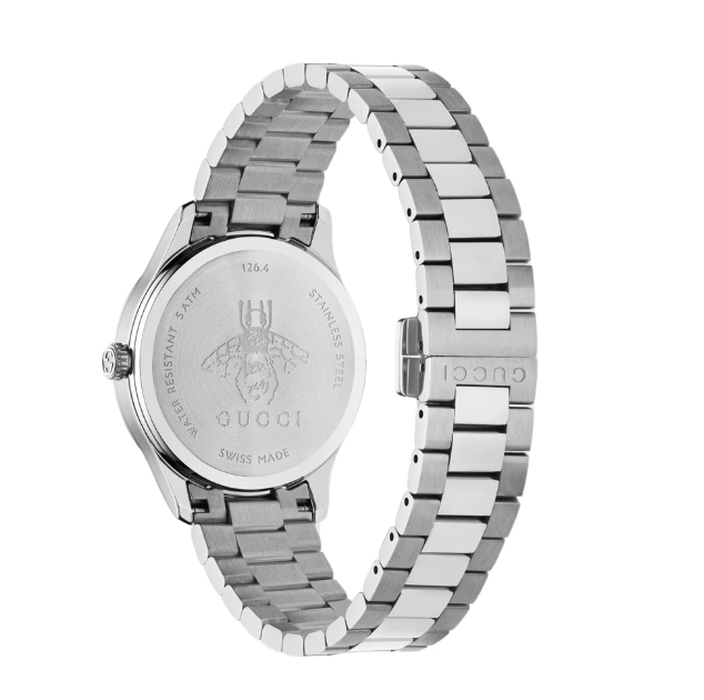 Gucci G-Timeless S Bee Blau Damenuhr 32 mm