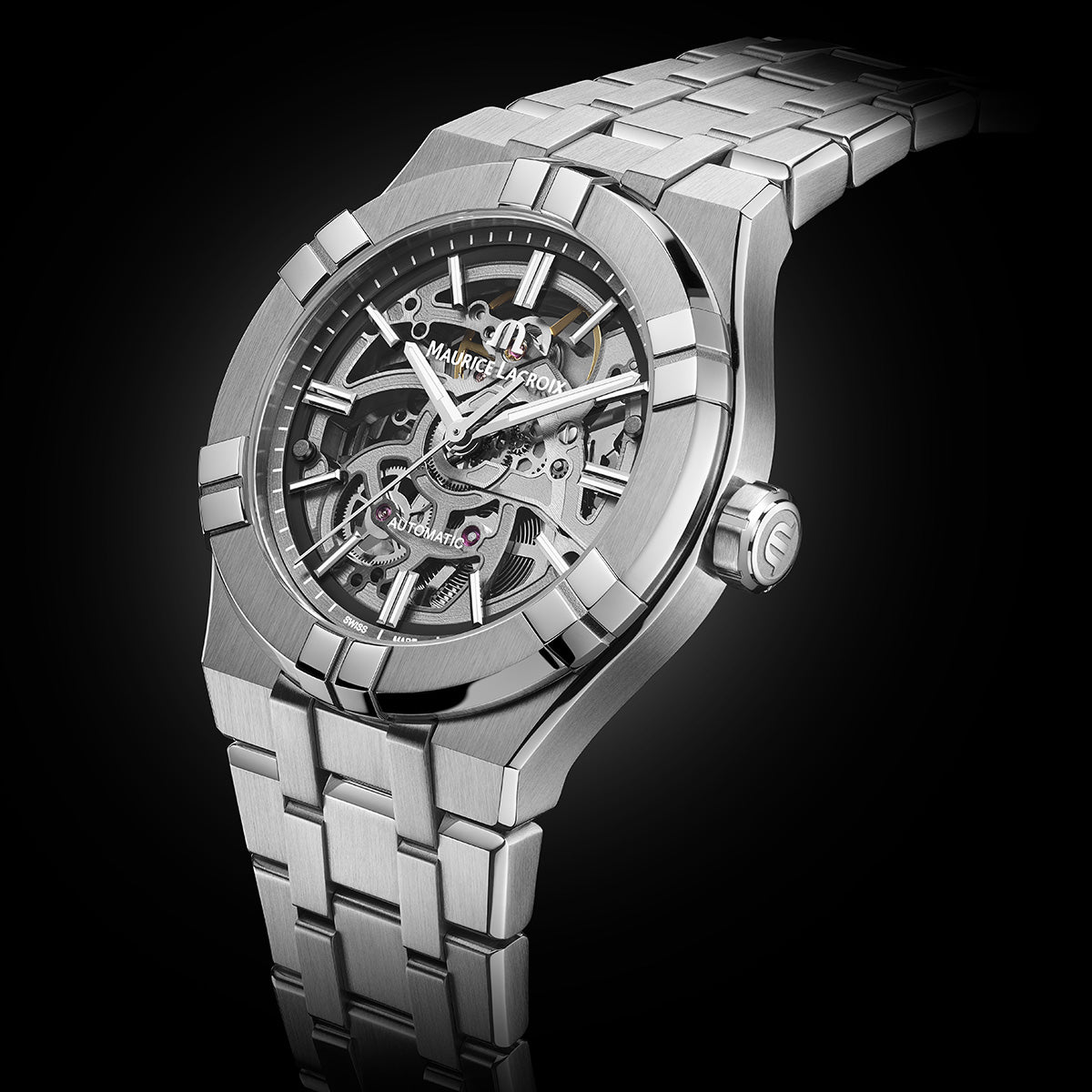 MAURICE LACROIX MOD. AIKON AUTOMATIC SKELETON