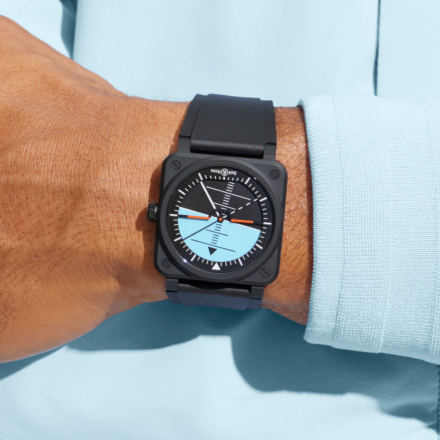 BELL & ROSS MOD. Horizon Kautschuck