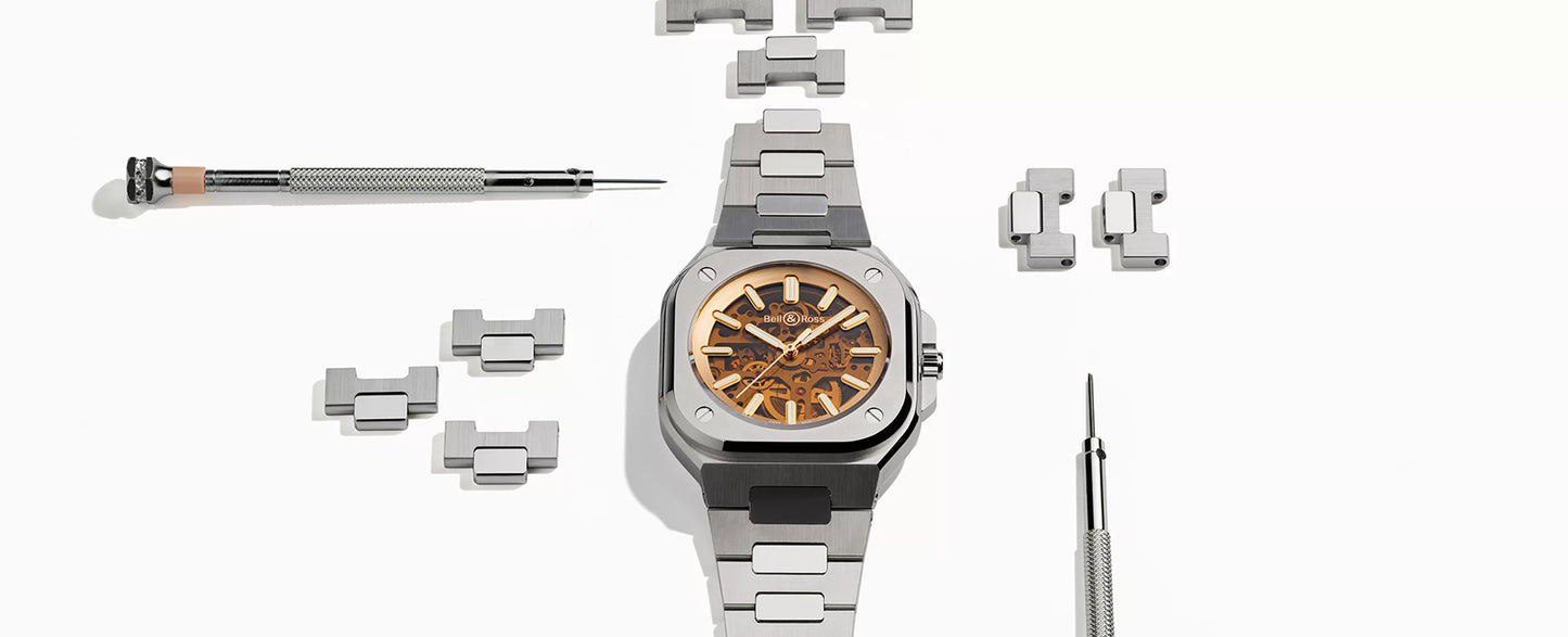 BELL & ROSS MOD. Skeleton Golden
