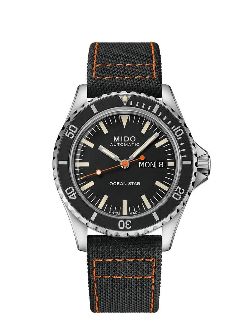 MIDO MOD. OCEAN STAR TRIBUTE Schwarz mit Wechselarmband