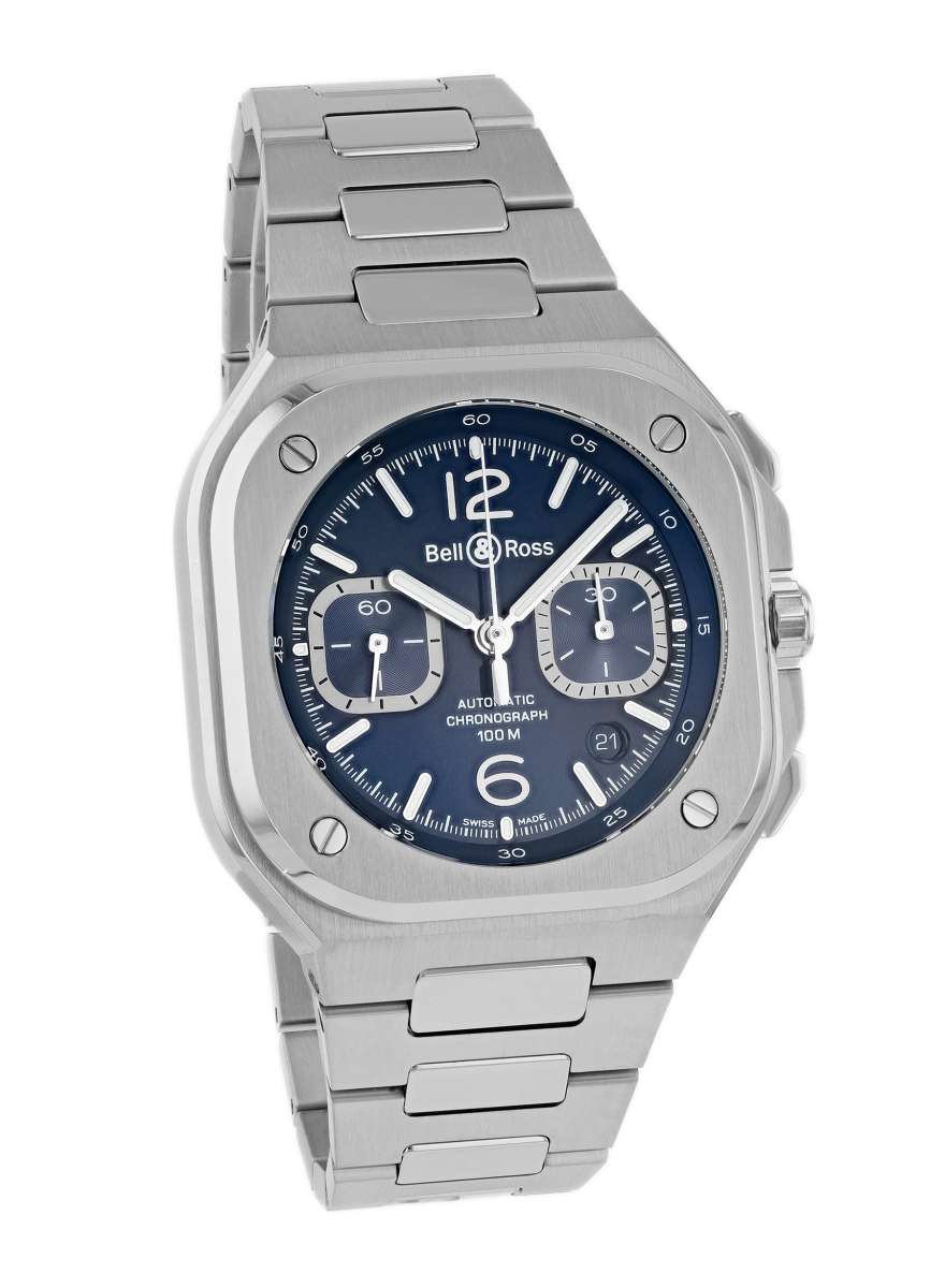 BELL &amp; ROSS MOD. Chrono Blue Steel