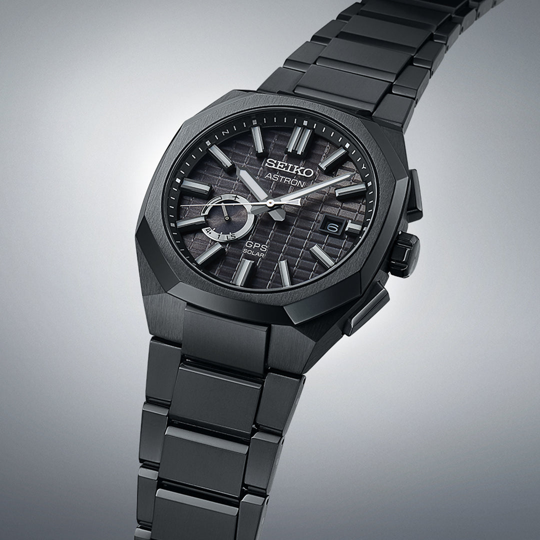 Seiko Astron GPS Solar Jet Black