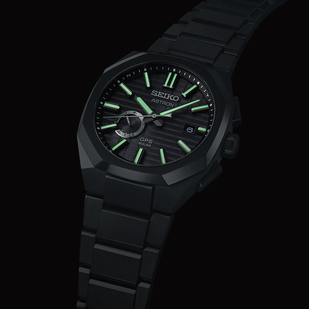 Seiko Astron GPS Solar Jet Black