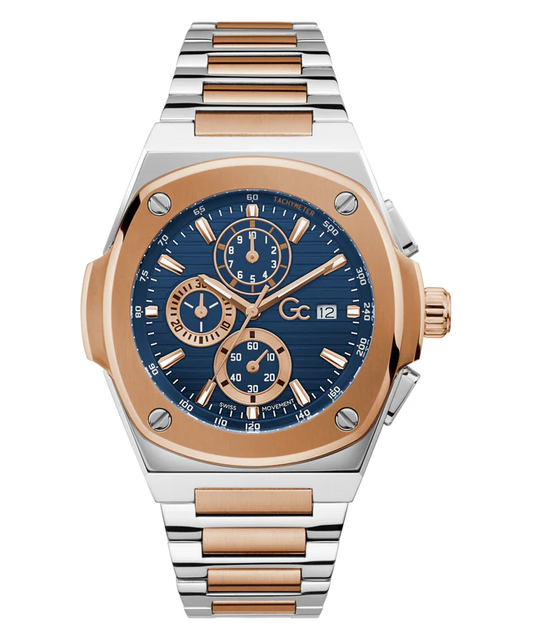 Guess Gc Coussin Shape Chrono Metal