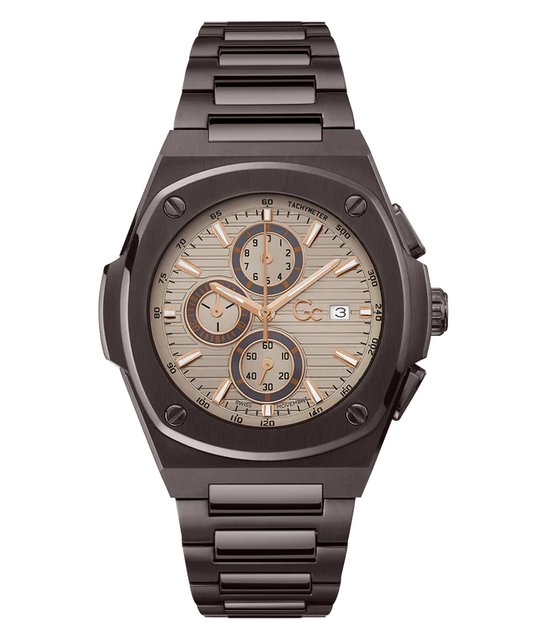 Guess Gc Coussin Shape Chrono Metal