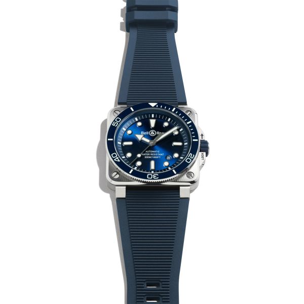 BELL & ROSS MOD. Blue Kautschuck