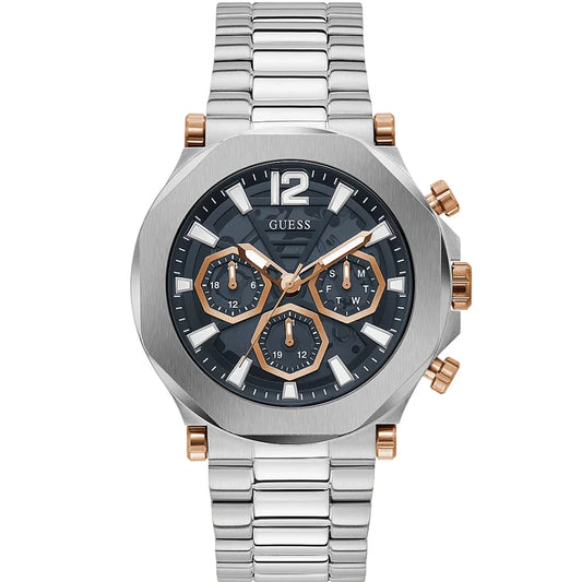 Guess Edge Herren-Silberuhr