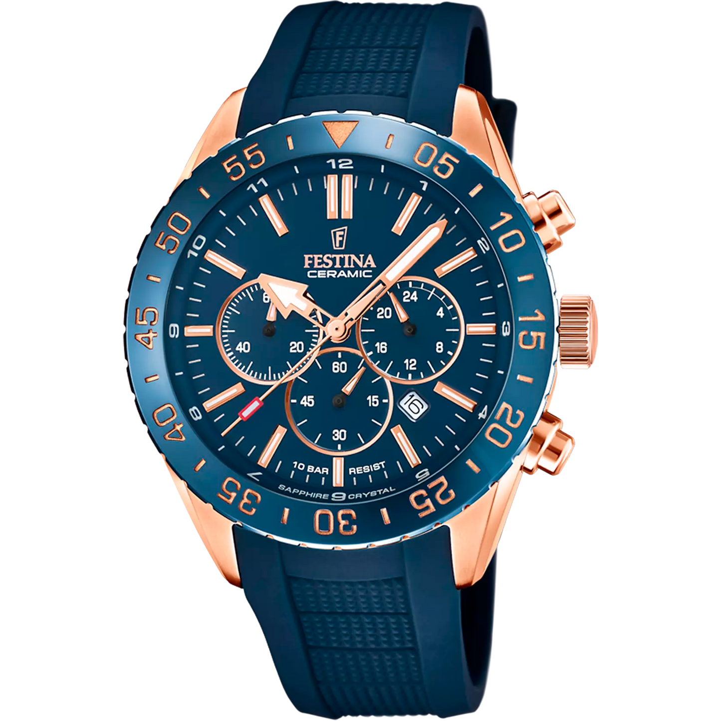 FESTINA HERREN UHR KERAMIK Kautschuk