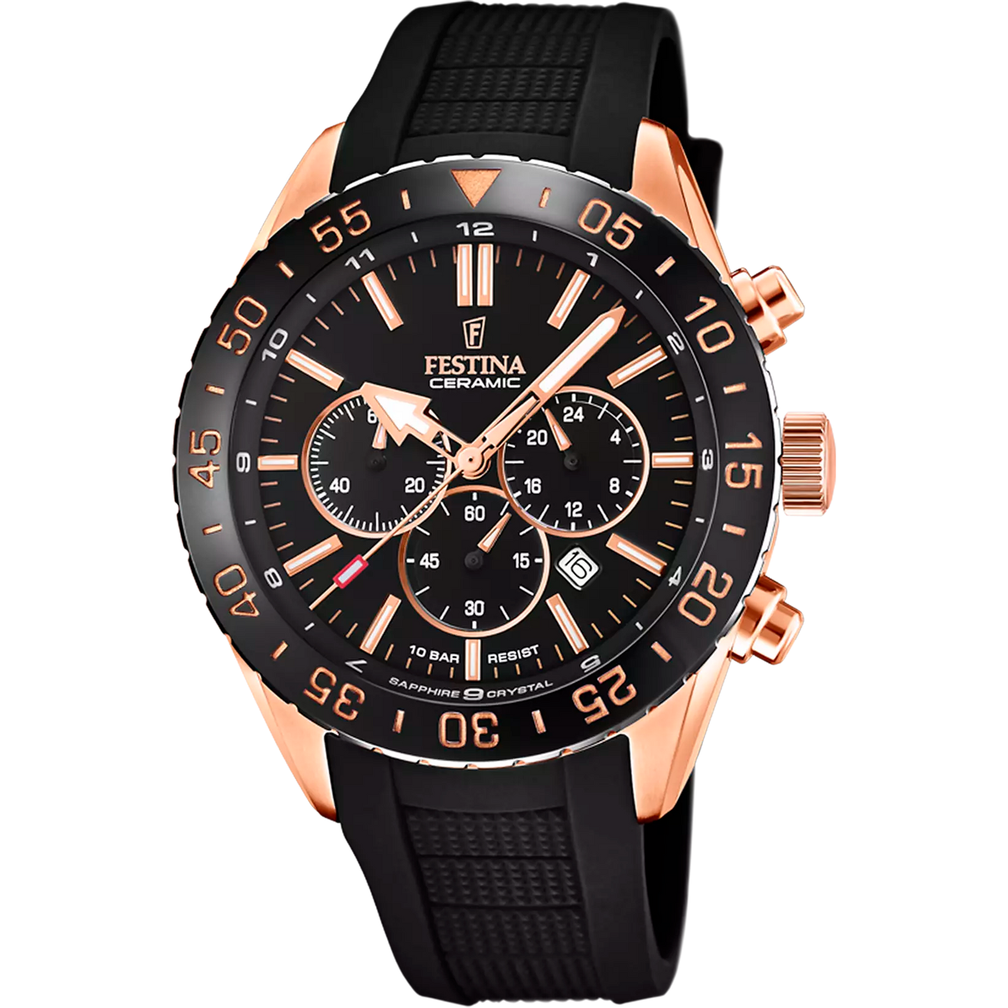 FESTINA HERREN UHR KERAMIK Kautschuk