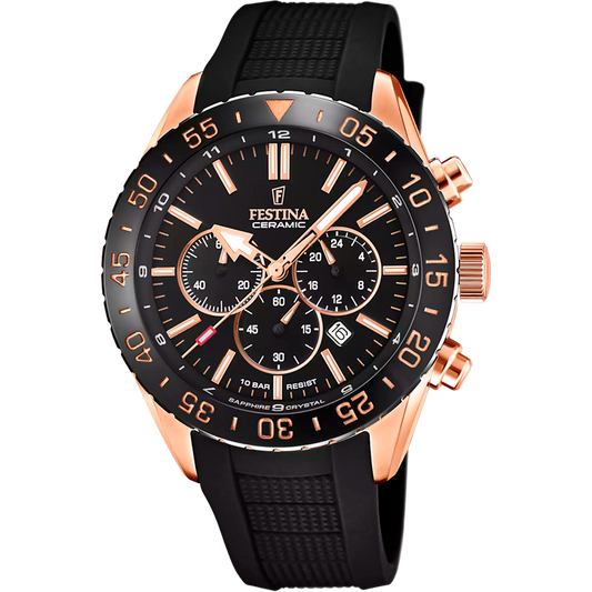 FESTINA HERREN UHR KERAMIK Kautschuk