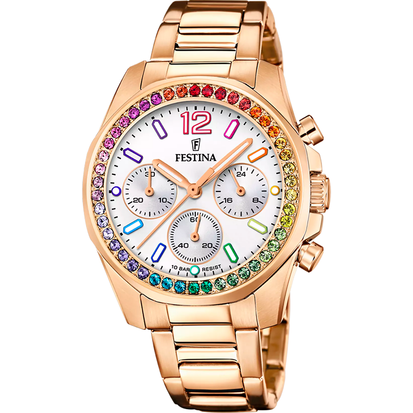 FESTINA DAMEN UHR BOYFRIEND RAINBOW