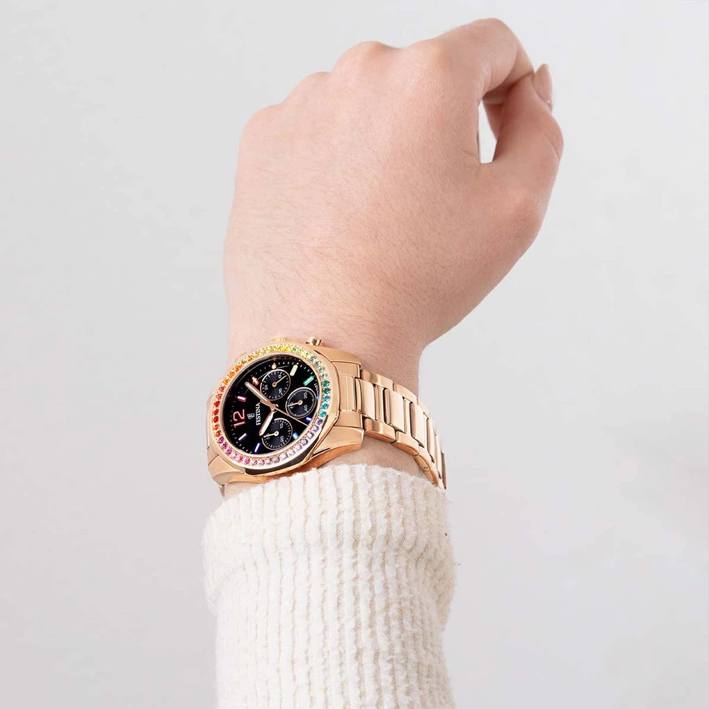 FESTINA DAMEN UHR BOYFRIEND RAINBOW