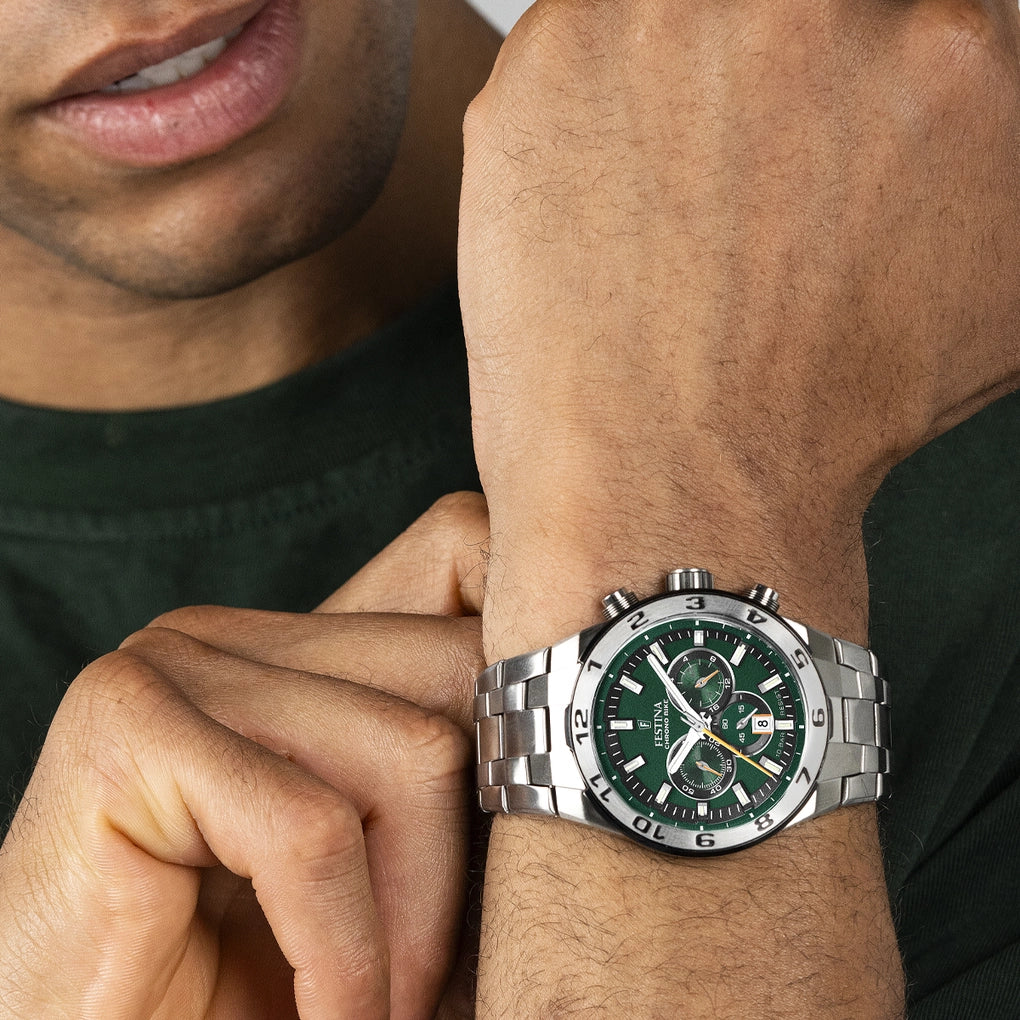 HERREN UHR FESTINA CHRONO BIKE GRÜN