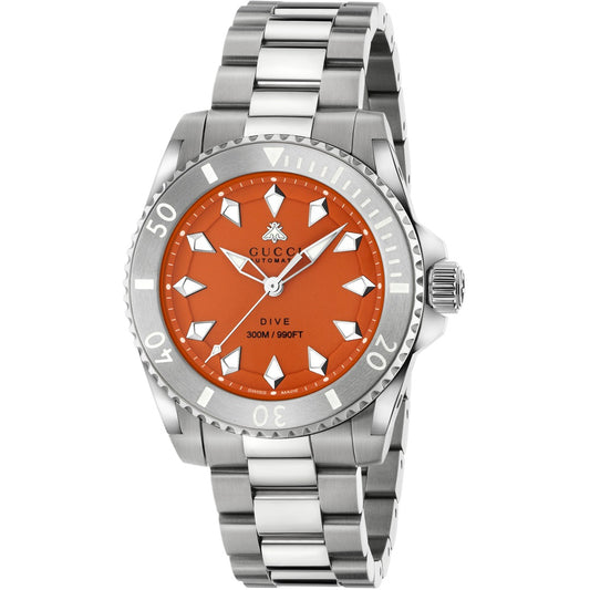 Gucci Dive L Automatic Orange Unisex