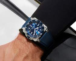 BELL & ROSS MOD. Blue Kautschuck