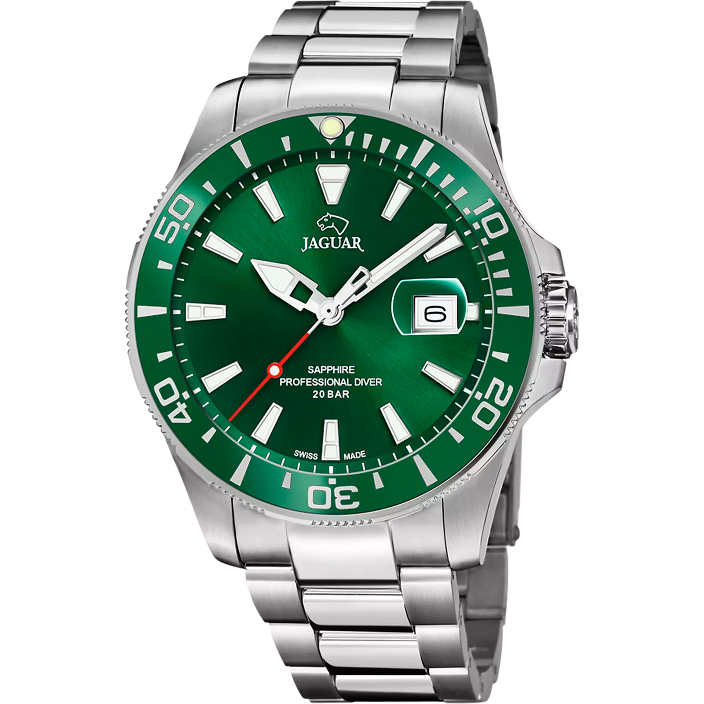 JAGUAR PRO DIVER IN Grün Silber