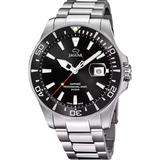 JAGUAR PRO DIVER IN Schwarz Silber