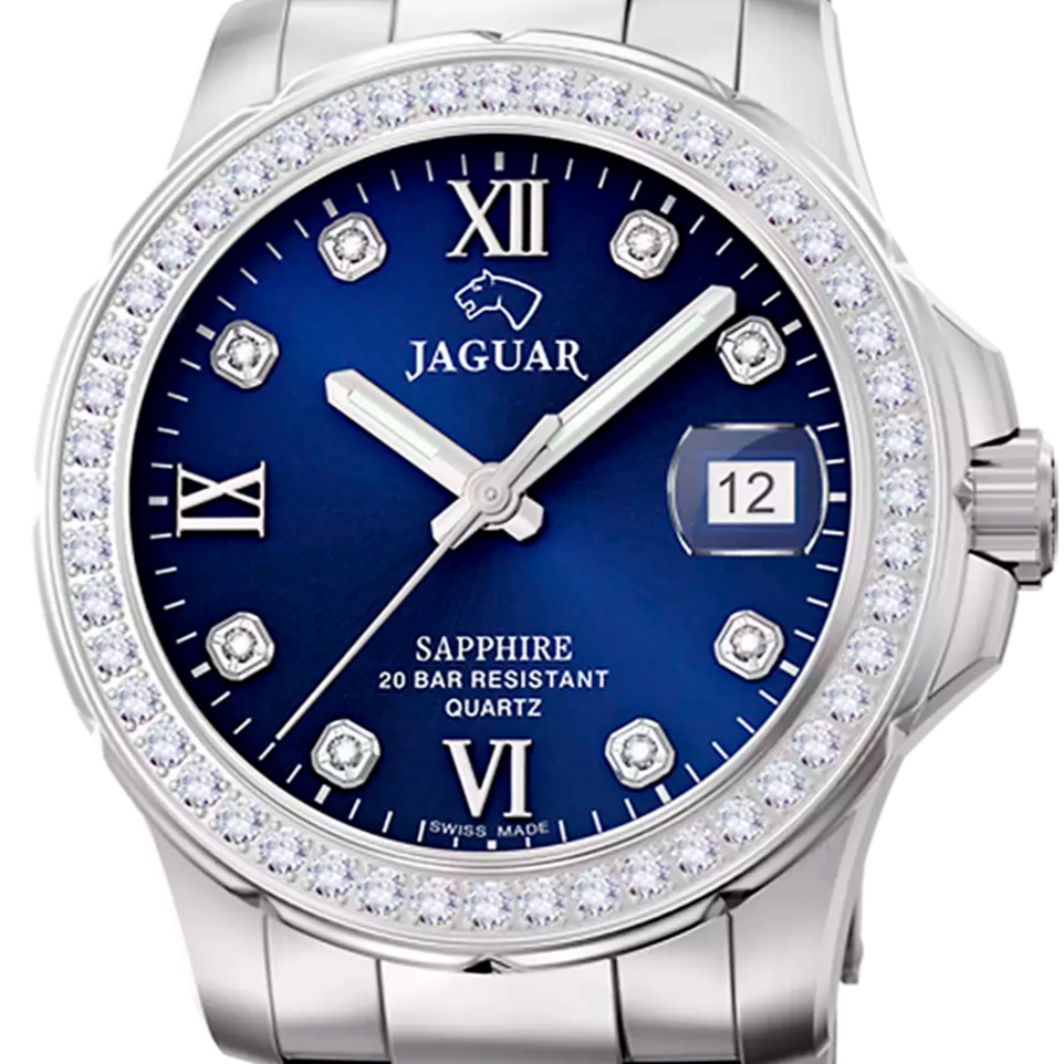 JAGUAR EXECUTIVE DAME IN Blau Silber