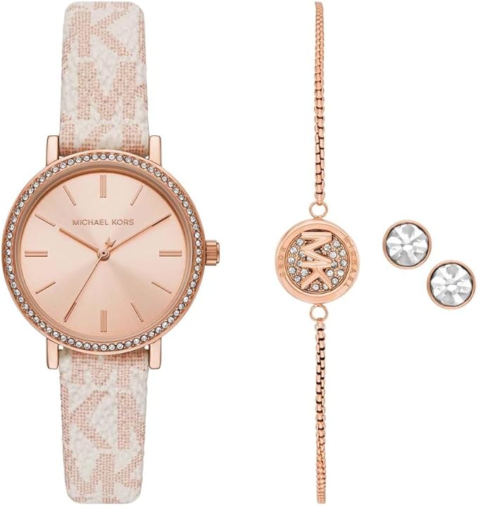 Michael Kors Geschenkset Addyson mit Ohrringe und Armband
