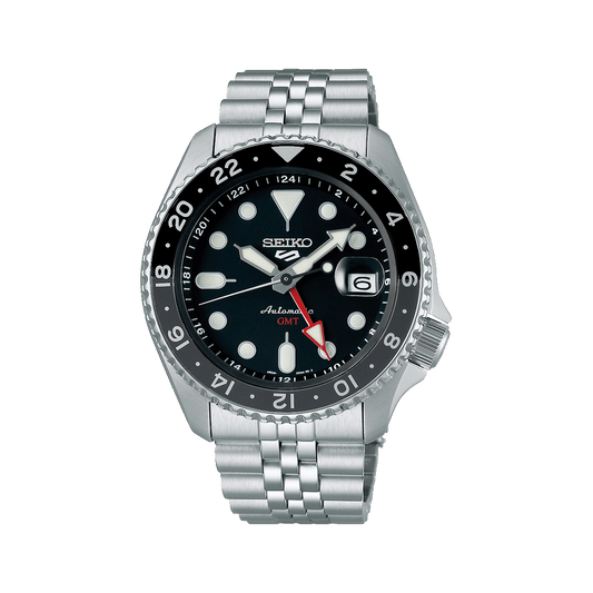 Seiko Automatik GMT Schwarz
